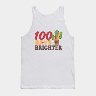 100 Days Brighter Teacher Gift Tank Top